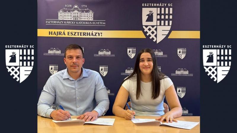 Eszterházy SC: Szerződést kötött a bajnok Győri Audi ETO KC tehetséges beállójával!