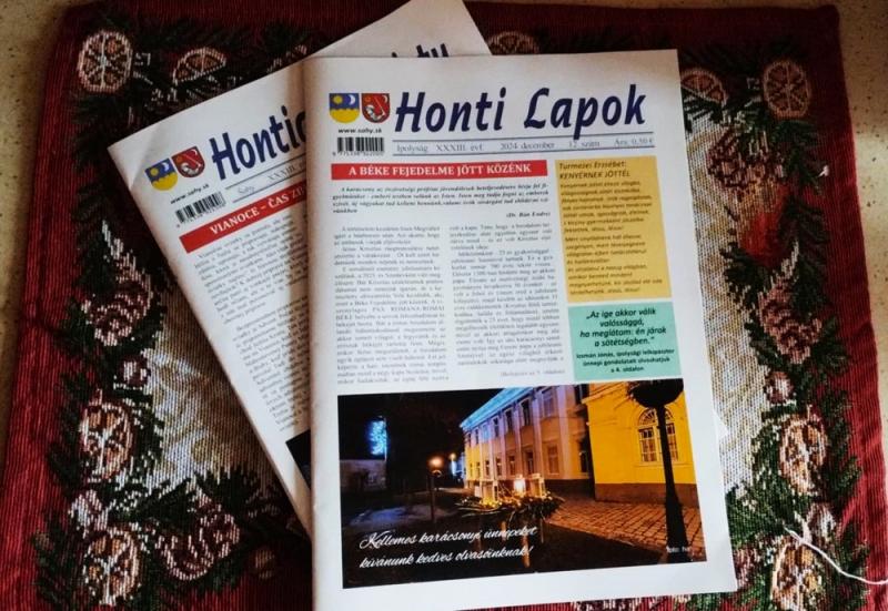 A Honti Lapok decemberi lapszáma máris a karácsonyi hangulatot árasztja!