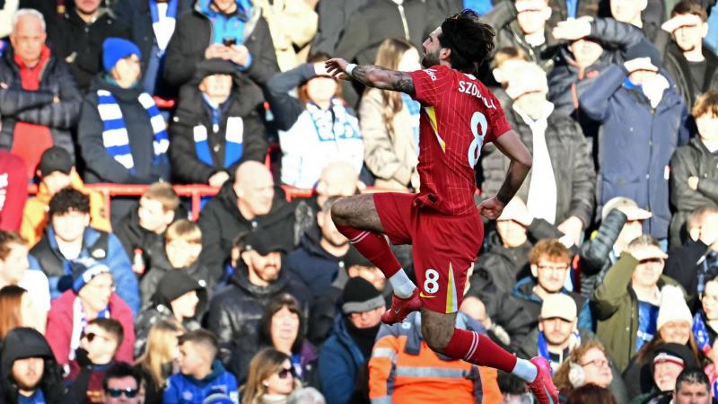 Szoboszlai gólja indította a Liverpool mérkőzését.