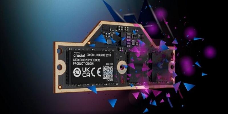 Megérkeztek a Crucial új, ultra-gyors LPCAMM2 memóriamoduljai!